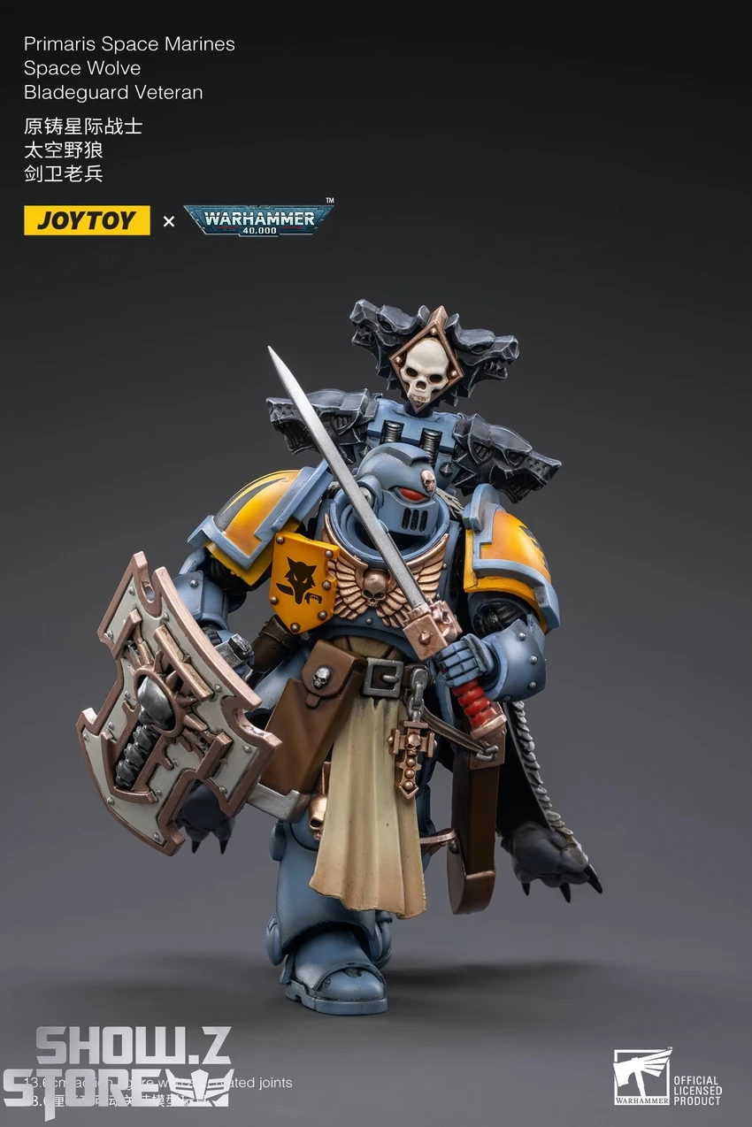JoyToy Source 1/18 Warhammer 40K Space Wolves Bladeguard Veteran 9 JoyToy Source 1/18 Warhammer 40K Space Wolves Bladeguard Veteran - Image 9