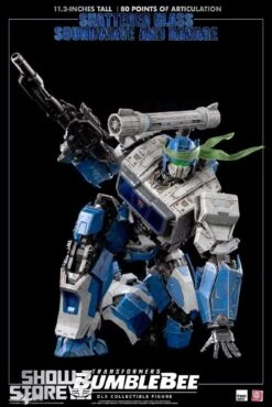 ThreeZero & Hasbro 3Z0160-EX 3Z04121W0 DLX Shattered Glass Soundwave & Ravage W/ LED -Show.Z Toys Deals Store 47937b1727