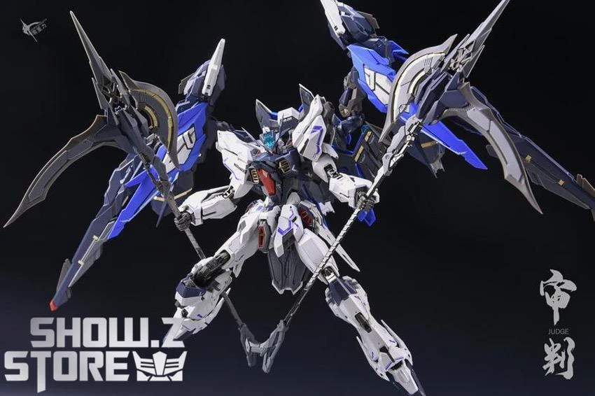 Zero_G Studio 1/100 MG Judge Gundam Model Kit Blue Version 2 Zero_G Studio 1/100 MG Judge Gundam Model Kit Blue Version - Image 2