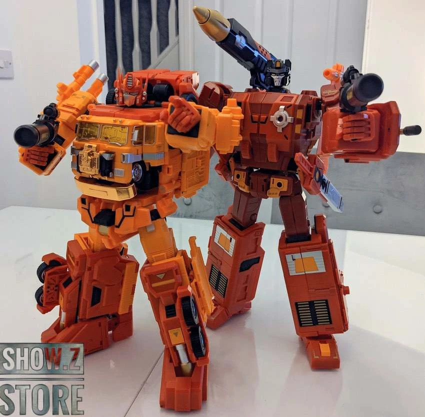 FansHobby MB-06D Power Baser Optimus Prime & MB-11D God Armor God Bomber Orange Version Set Of 2 9 FansHobby MB-06D Power Baser Optimus Prime & MB-11D God Armor God Bomber Orange Version Set Of 2 - Image 9