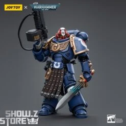 JoyToy Source 1/18 Warhammer 40K Ultramarines Intercessor Veteran Sergeant Brother Aeontas