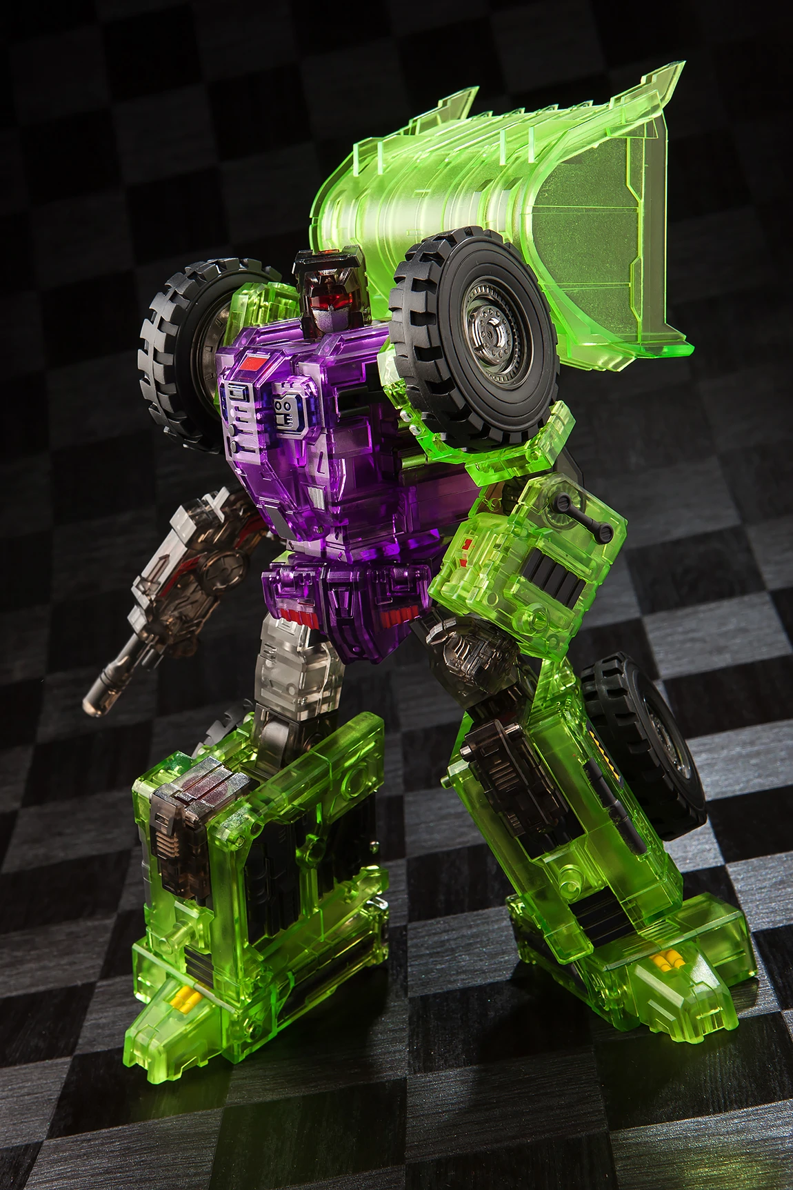 Toyworld TW-C07C Constructor Devastator Clear Version Full Set Of 6 Figures TW-07C Clear Constructor 9 Toyworld TW-C07C Constructor Devastator Clear Version Full Set Of 6 Figures TW-07C Clear Constructor - Image 9
