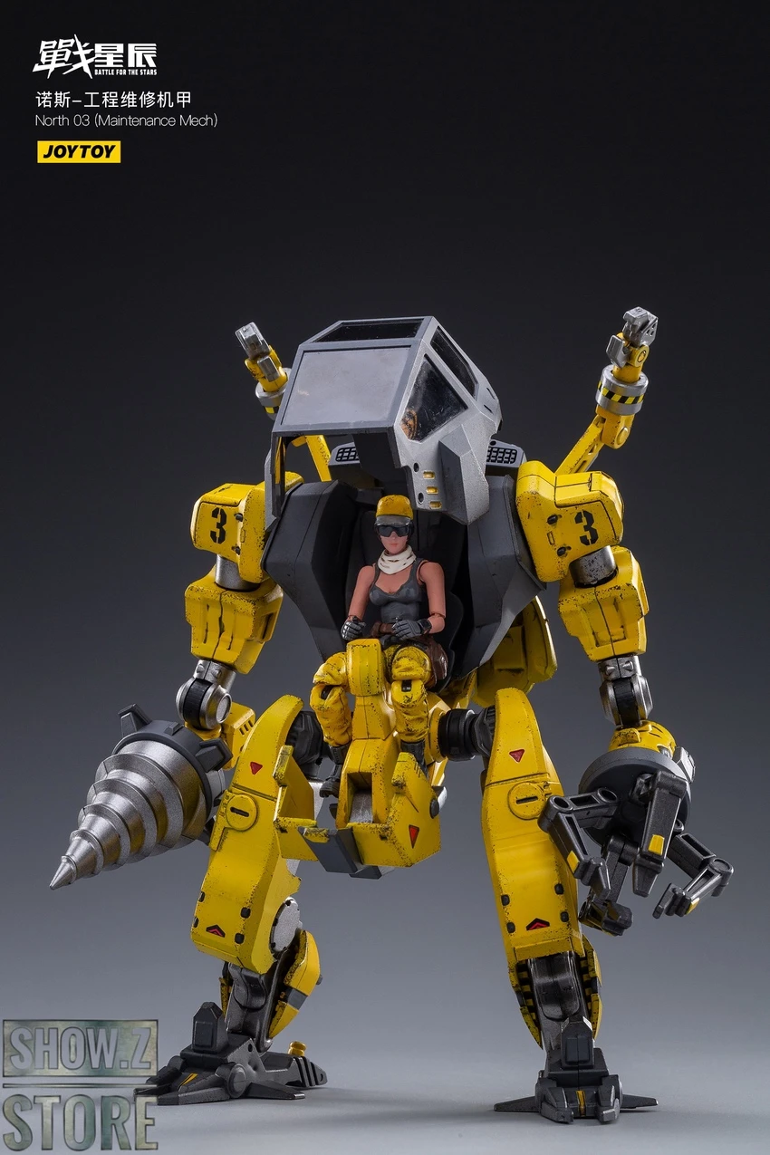 JoyToy Source 1/18 NORTH 03 Maintenance Mecha W/ Pilot 9 JoyToy Source 1/18 NORTH 03 Maintenance Mecha W/ Pilot - Image 9