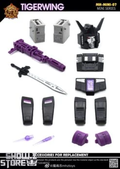 MHZ Toys MINI-07 Tigerwing Menasor Combiner Set Of 5 Oversized Version -Show.Z Toys Deals Store 4b09826434