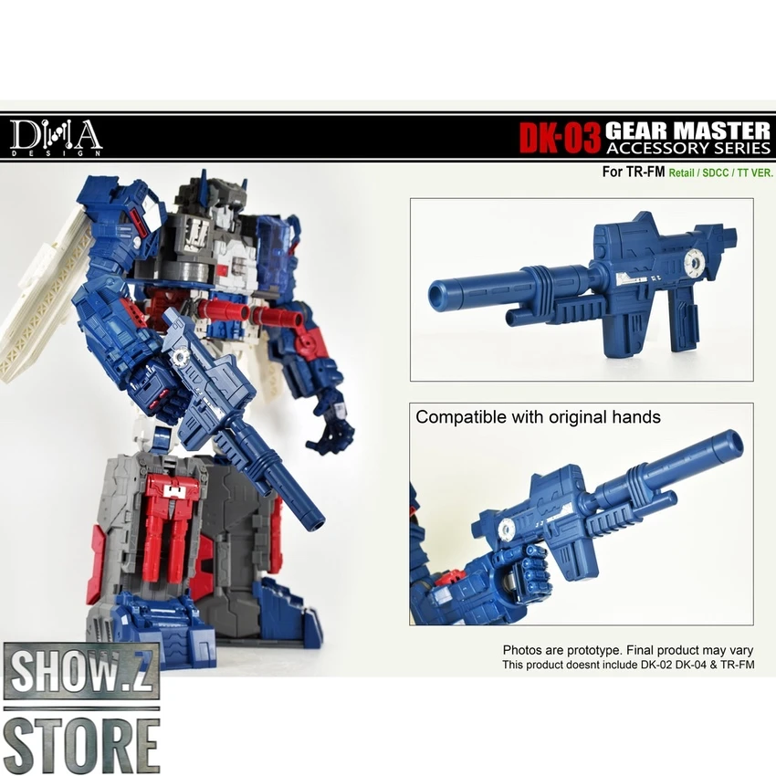 DNA Design DK-03 Rifle For Titans Return Fortress Maximus 1 DNA Design DK-03 Rifle For Titans Return Fortress Maximus