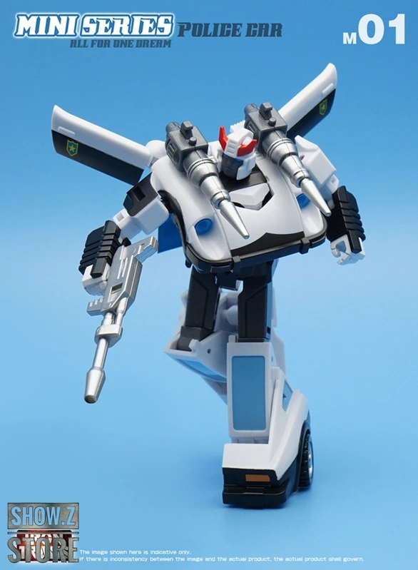 IronTrans M-01 M01 Mini Series Police Car Prowl 10 IronTrans M-01 M01 Mini Series Police Car Prowl - Image 10
