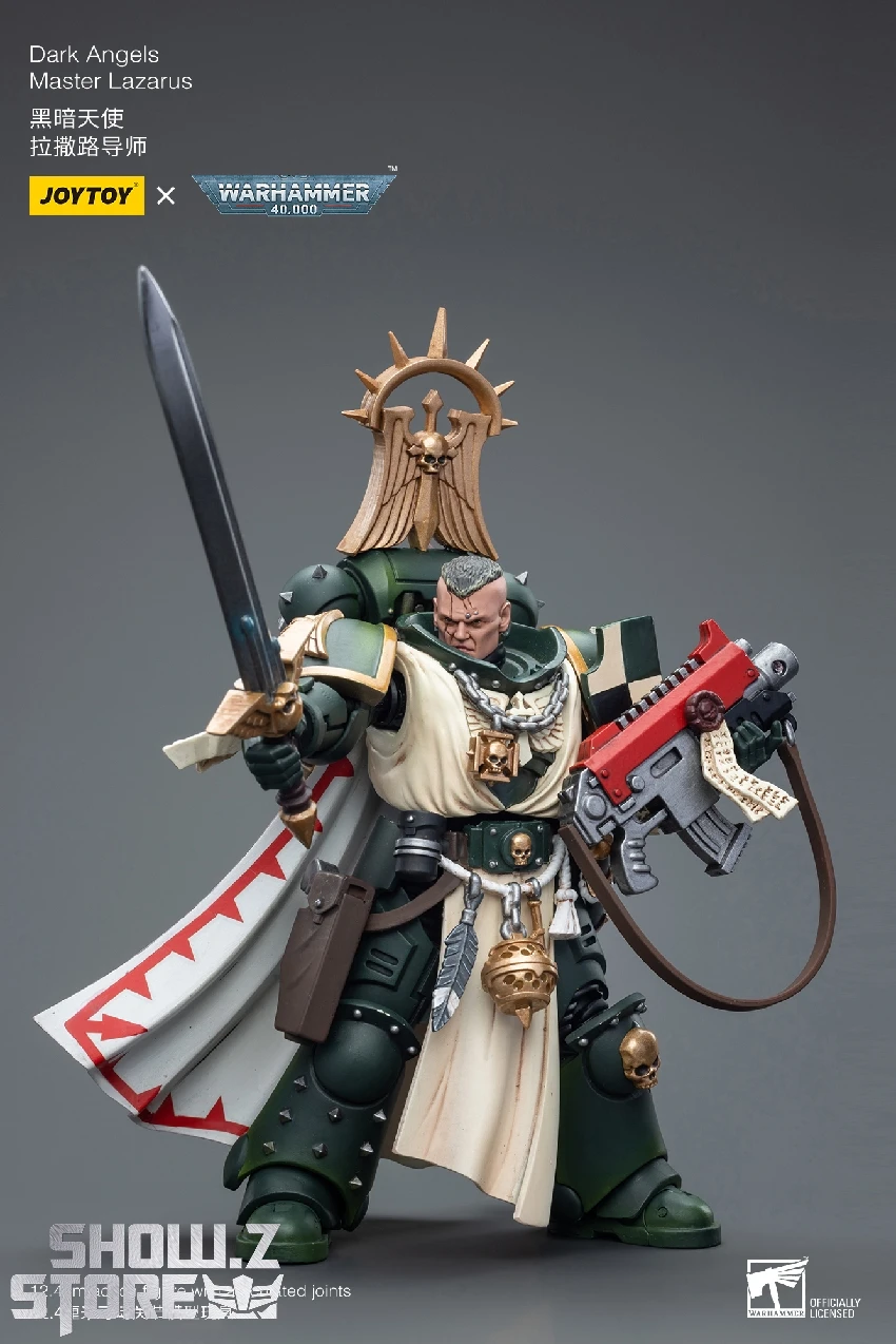 JoyToy Source 1/18 Warhammer 40K Dark Angels Master Lazarus 7 JoyToy Source 1/18 Warhammer 40K Dark Angels Master Lazarus - Image 7