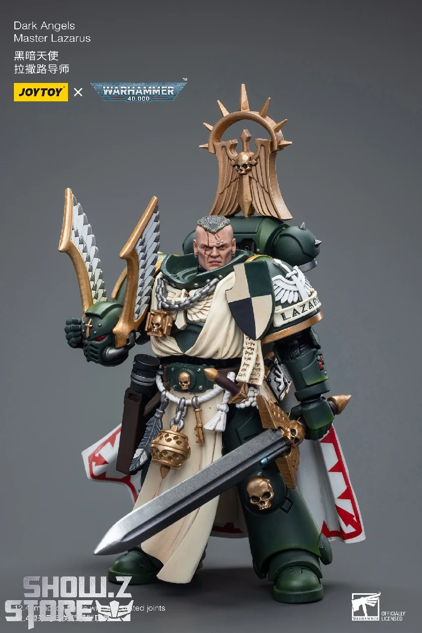 JoyToy Source 1/18 Warhammer 40K Dark Angels Master Lazarus 8 JoyToy Source 1/18 Warhammer 40K Dark Angels Master Lazarus - Image 8