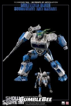 ThreeZero & Hasbro 3Z0160-EX 3Z04121W0 DLX Shattered Glass Soundwave & Ravage W/ LED -Show.Z Toys Deals Store 5323f75915