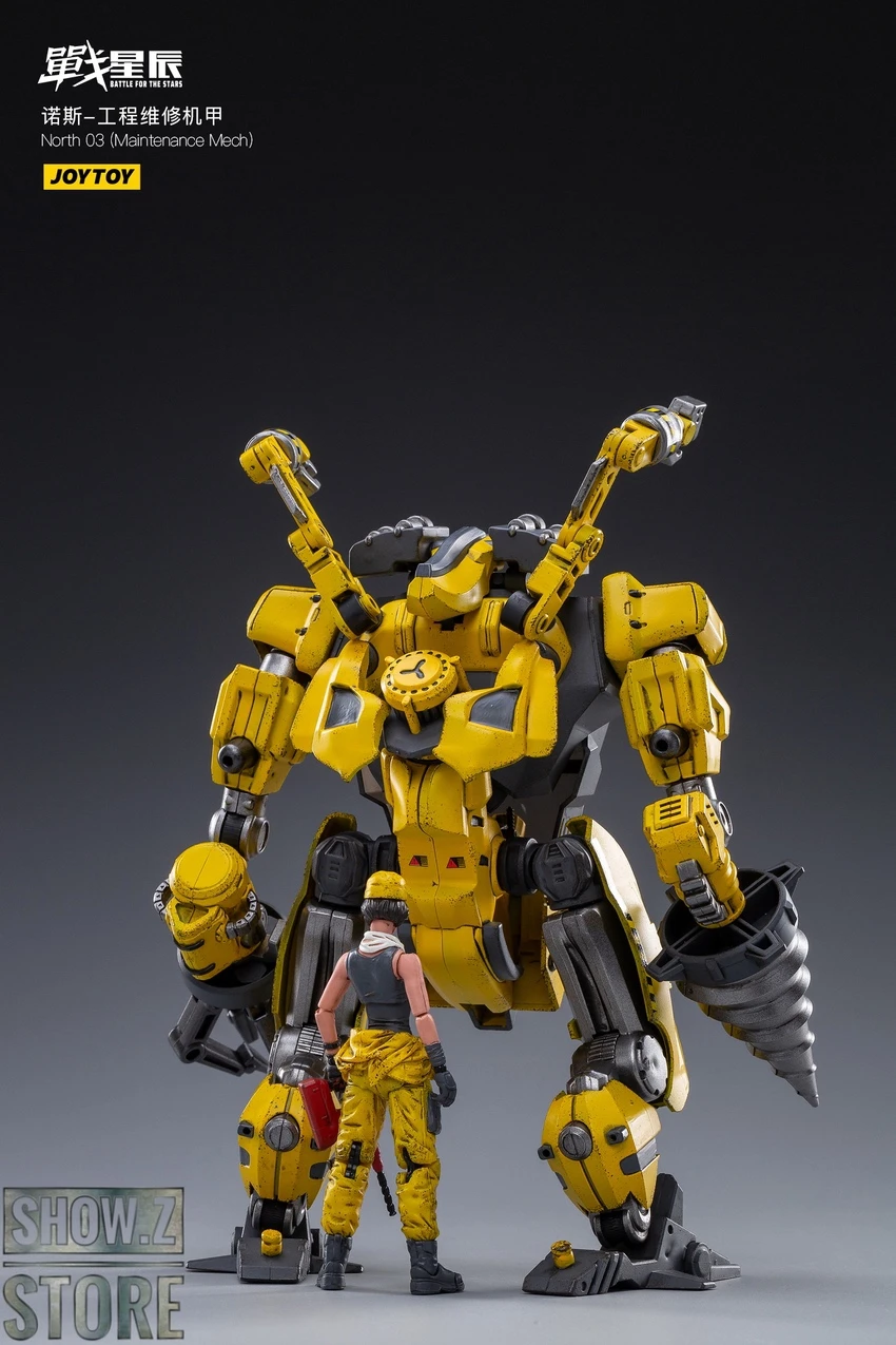 JoyToy Source 1/18 NORTH 03 Maintenance Mecha W/ Pilot 11 JoyToy Source 1/18 NORTH 03 Maintenance Mecha W/ Pilot - Image 11
