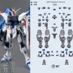 Point Factory Studio Metal Parts For Bandai MG ZGMF-X10A Freedom Gundam Ver. 2.0 9 Point Factory Studio Metal Parts For Bandai MG ZGMF-X10A Freedom Gundam Ver. 2.0 -Show.Z Toys Deals Store 543897c9ac