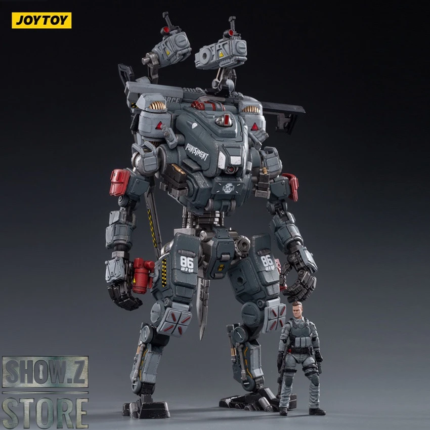 JoyToy Source 1/24 God Of War 86 Mecha W/ Pilot Grey Version 1 JoyToy Source 1/24 God Of War 86 Mecha W/ Pilot Grey Version
