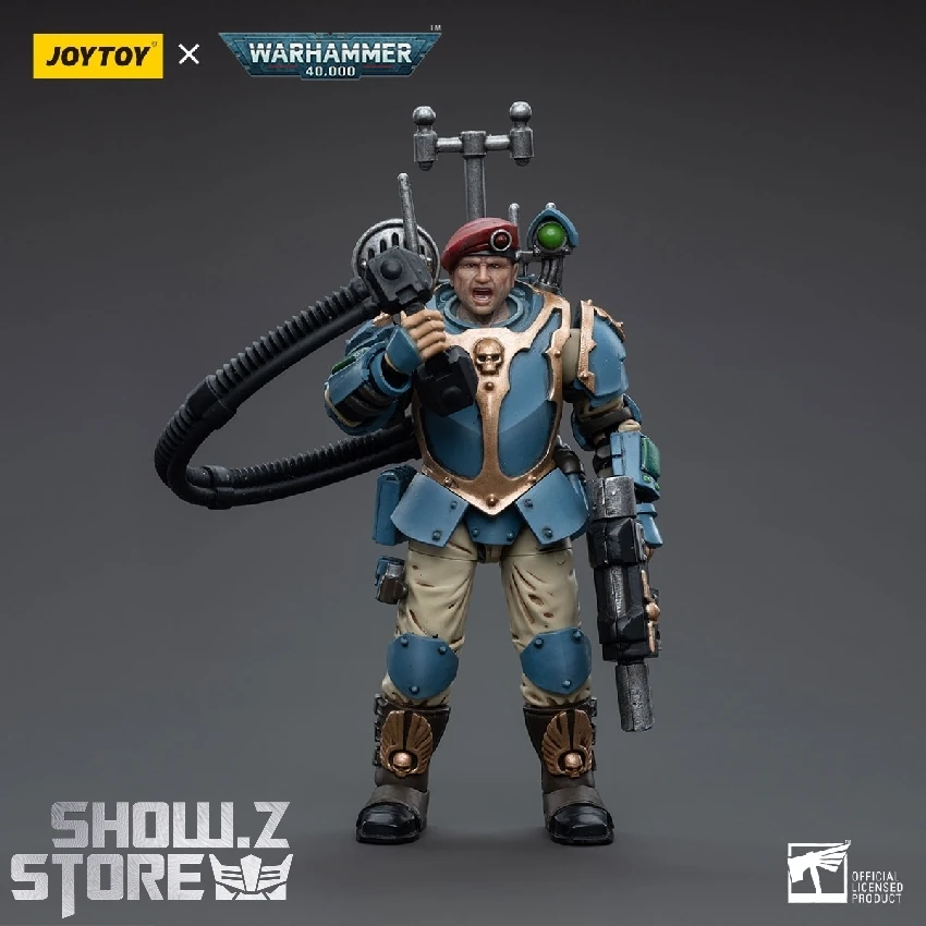 JoyToy Source 1/18 Warhammer 40K Astra Militarum Tempestus Scions Command Squad 55th Kappic Eagles Vox Operator 2 JoyToy Source 1/18 Warhammer 40K Astra Militarum Tempestus Scions Command Squad 55th Kappic Eagles Vox Operator - Image 2