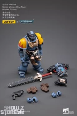 JoyToy Source 1/18 Warhammer 40K Space Wolves Claw Pack Brother Torrvald -Show.Z Toys Deals Store 5498a365fd