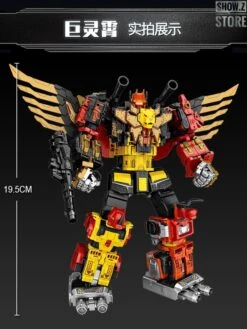WeiJiang Wei Jiang WJ Complete Set Of 5 Sky Soarer Rampage Oversized Combination Mode POTP Feral Rex Predaking -Show.Z Toys Deals Store 56378d9559