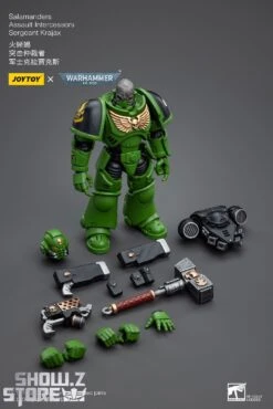 JoyToy Source 1/18 Warhammer 40K Salamanders Assault Intercessors Sergeant Krajax -Show.Z Toys Deals Store 5701397996