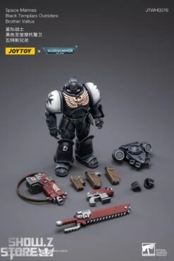 JoyToy Source 1/18 Warhammer 40K Space Marines Black Templars Outriders Brother Valtus -Show.Z Toys Deals Store 575ae84ad4