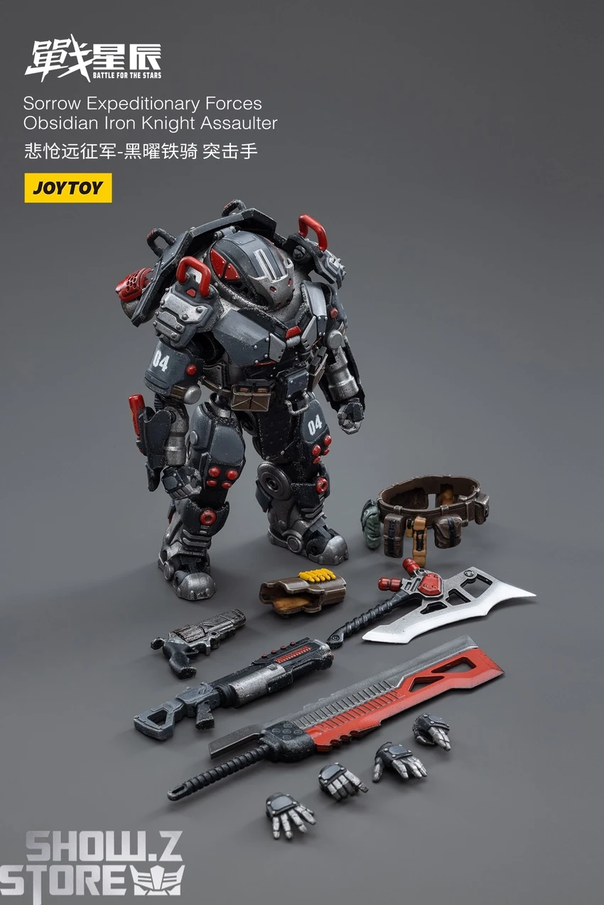 JoyToy Source 1/18 Sorrow Expeditionary Forces Obsidian Iron Knight Assaulter 13 JoyToy Source 1/18 Sorrow Expeditionary Forces Obsidian Iron Knight Assaulter - Image 13