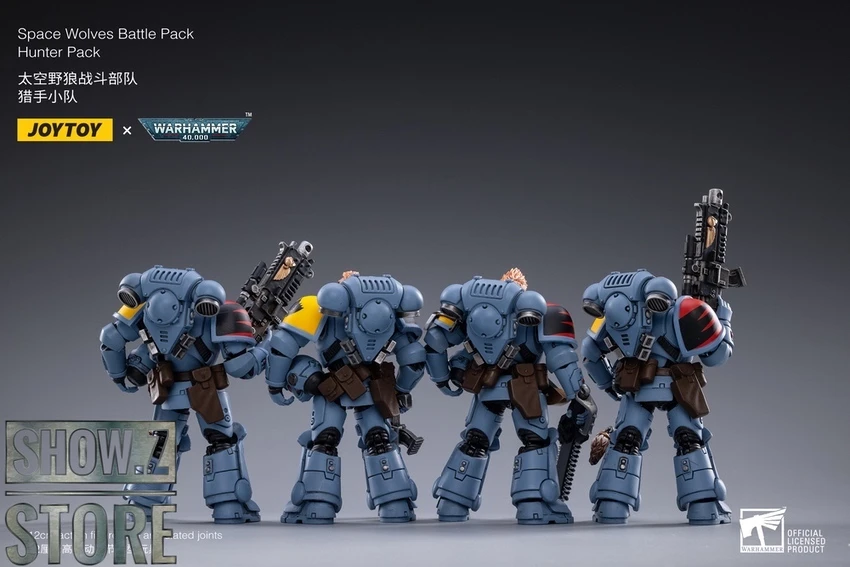 JoyToy Source 1/18 Warhammer 40K Space Wolves Battle Pack Hunter Pack Set Of 4 12 JoyToy Source 1/18 Warhammer 40K Space Wolves Battle Pack Hunter Pack Set Of 4 - Image 12