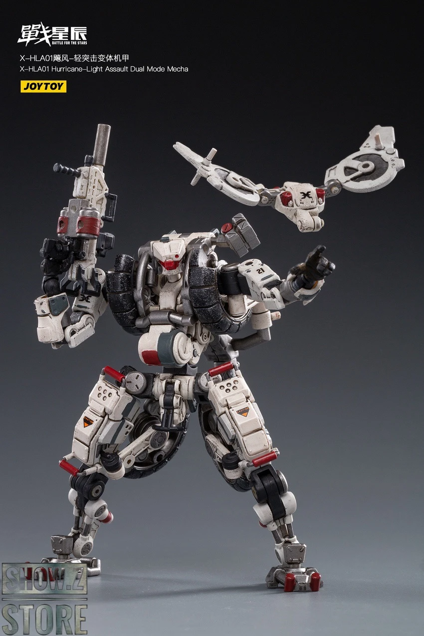 JoyToy Source 1/18 X-HLA01 Hurricane Light Assault Dual Mode Mecha White 10 JoyToy Source 1/18 X-HLA01 Hurricane Light Assault Dual Mode Mecha White - Image 10