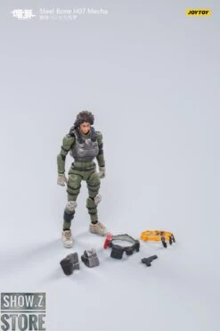 JoyToy Source 1/24 H07 Steel Bone Firepower Mecha Olive Version W/ Pilot 30 JoyToy Source 1/24 H07 Steel Bone Firepower Mecha Olive Version W/ Pilot -Show.Z Toys Deals Store 5a6f14239b