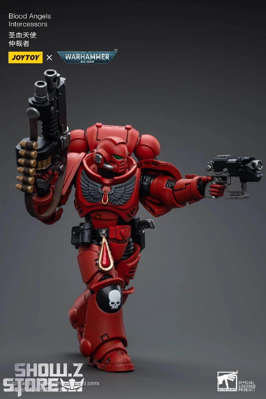 JoyToy Source 1/18 Warhammer 40K Blood Angels Intercessors 4 JoyToy Source 1/18 Warhammer 40K Blood Angels Intercessors - Image 4