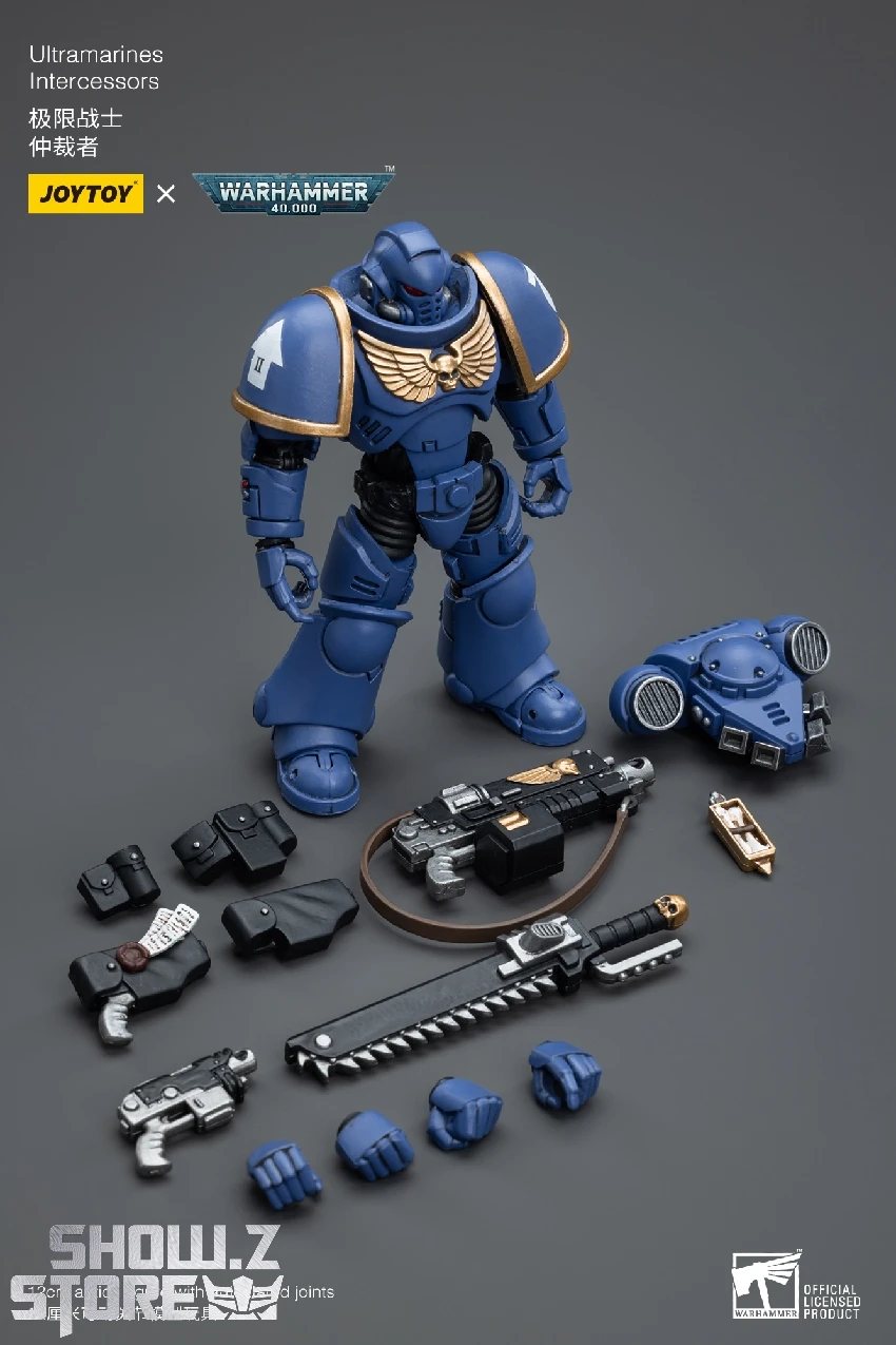 JoyToy Source 1/18 Warhammer 40K Ultramarines Intercessors 3 JoyToy Source 1/18 Warhammer 40K Ultramarines Intercessors - Image 3