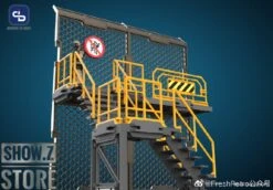 FreshRetro 1/18 1/24 SIB05 Scene In Box Iron Net Base-A Model Kit -Show.Z Toys Deals Store 5c396912db