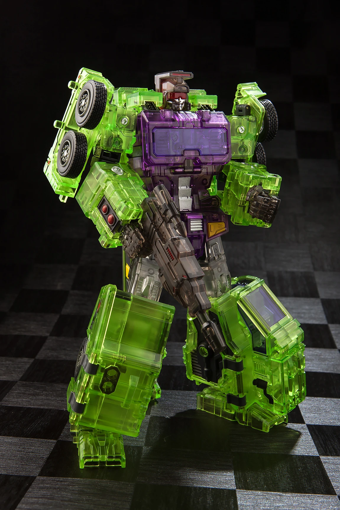 Toyworld TW-C07C Constructor Devastator Clear Version Full Set Of 6 Figures TW-07C Clear Constructor 7 Toyworld TW-C07C Constructor Devastator Clear Version Full Set Of 6 Figures TW-07C Clear Constructor - Image 7