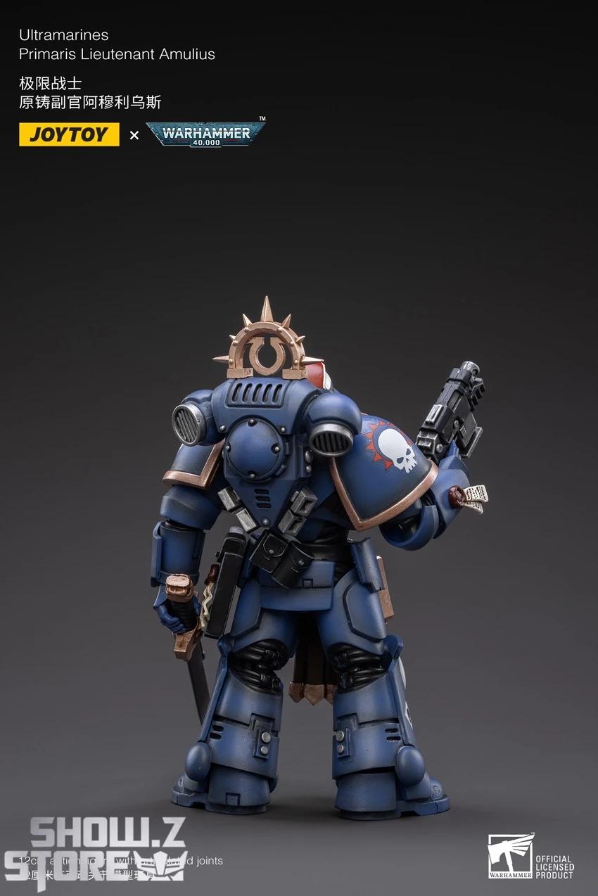 JoyToy Source 1/18 Warhammer 40K Space Ultramarines Primaris Lieutenant Amulius 7 JoyToy Source 1/18 Warhammer 40K Space Ultramarines Primaris Lieutenant Amulius - Image 7