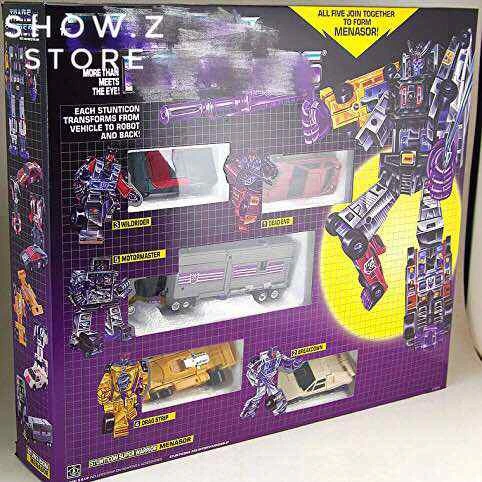 4th Party G1 Menasor Stunticons 5 Figures Set 1 4th Party G1 Menasor Stunticons 5 Figures Set