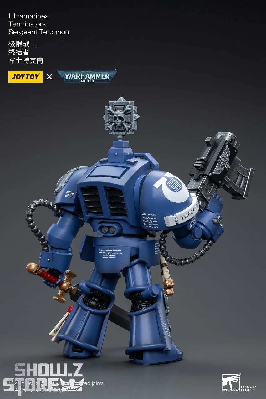 JoyToy Source 1/18 Warhammer 40K Ultramarines Terminators Sergeant Terconon 10 JoyToy Source 1/18 Warhammer 40K Ultramarines Terminators Sergeant Terconon - Image 10