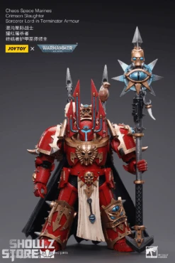 JoyToy Source 1/18 Warhammer 40K ChaoSpace Marines Crimson Slaughter Sorcerer Lord In Terminator Armour 17 JoyToy Source 1/18 Warhammer 40K ChaoSpace Marines Crimson Slaughter Sorcerer Lord In Terminator Armour -Show.Z Toys Deals Store 645e7e52c7