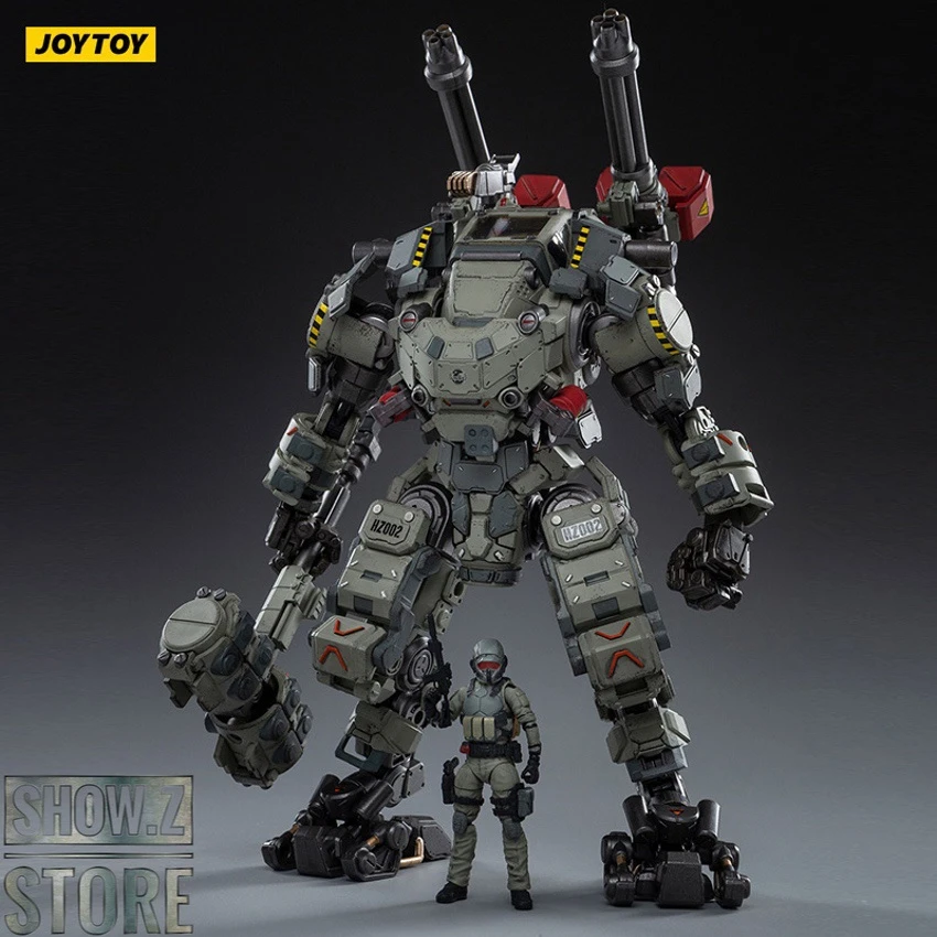 JoyToy Source 1/24 H02 Steel Bone Firepower Mecha Grey-Green Color W/ Pilot 2 JoyToy Source 1/24 H02 Steel Bone Firepower Mecha Grey-Green Color W/ Pilot - Image 2