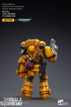 JoyToy Source 1/18 Warhammer 40K Imperial Fists Intercessors Brother Sergeant Sevito -Show.Z Toys Deals Store 64a6b4e24a