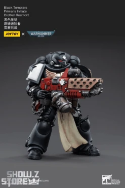 JoyToy Source 1/18 Warhammer 40K Black Templars Primaris Initiate Brother Raemont -Show.Z Toys Deals Store 656e778655