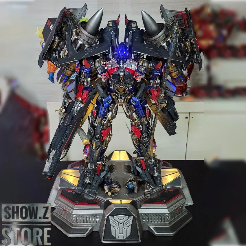 HEAT Studio Custom Made Jetpower Optimus Prime Statue 1 HEAT Studio Custom Made Jetpower Optimus Prime Statue