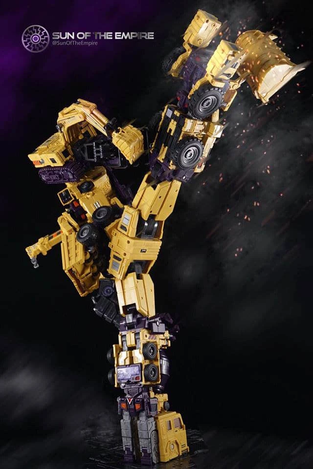 Toyworld TW-C07B Constructor Devastator Yellow Set Of 6 5 Toyworld TW-C07B Constructor Devastator Yellow Set Of 6 - Image 5