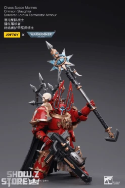 JoyToy Source 1/18 Warhammer 40K ChaoSpace Marines Crimson Slaughter Sorcerer Lord In Terminator Armour 14 JoyToy Source 1/18 Warhammer 40K ChaoSpace Marines Crimson Slaughter Sorcerer Lord In Terminator Armour -Show.Z Toys Deals Store 67d3006993