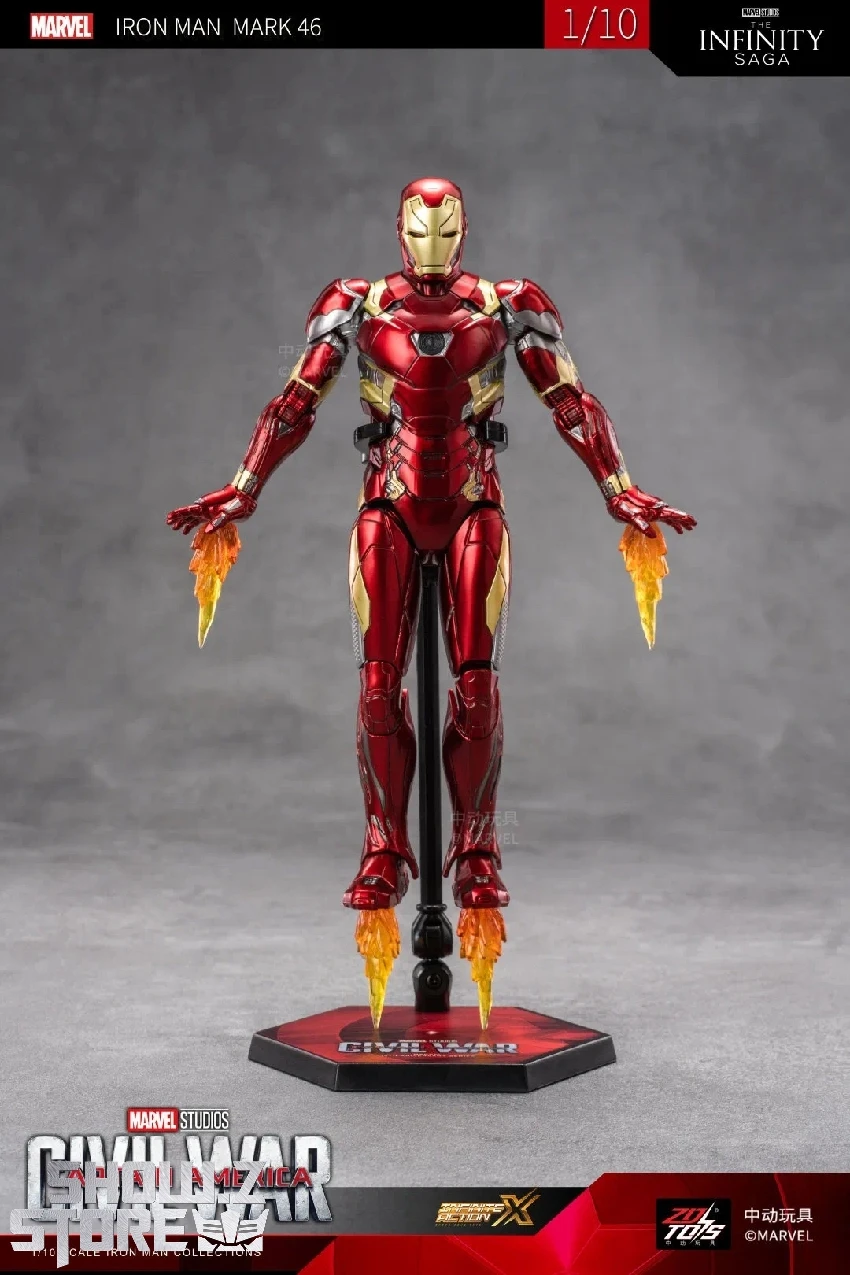 ZT Toys Marvel Licensed 1/10 Iron Man Mark 46 4 ZT Toys Marvel Licensed 1/10 Iron Man Mark 46 - Image 4