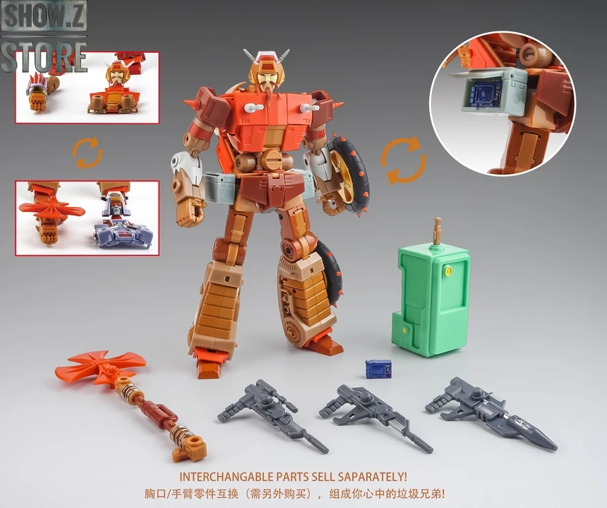 KFC Toys E.A.V.I. Metal Phase 6A Crash Hog Wreck-Gar WreckGar 16 KFC Toys E.A.V.I. Metal Phase 6A Crash Hog Wreck-Gar WreckGar - Image 16