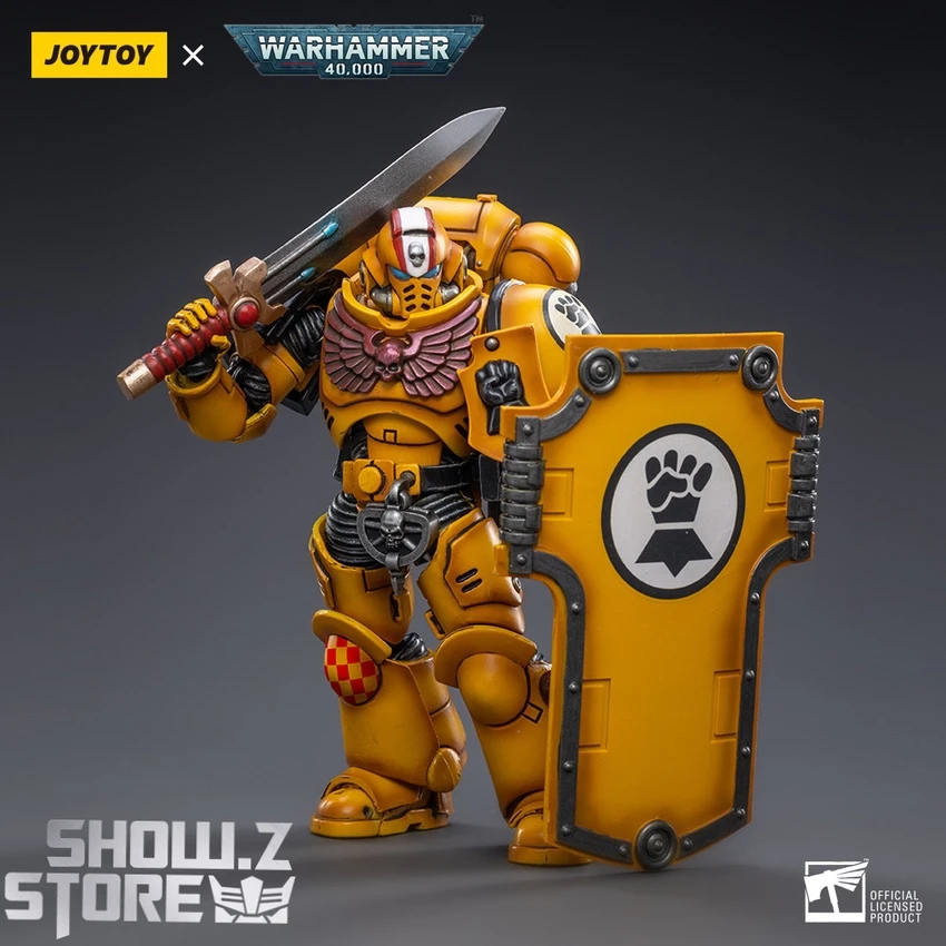 JoyToy Source 1/18 Warhammer 40K Imperial Fists Intercessors Primaris Lieutenant Naviaz 2 JoyToy Source 1/18 Warhammer 40K Imperial Fists Intercessors Primaris Lieutenant Naviaz - Image 2