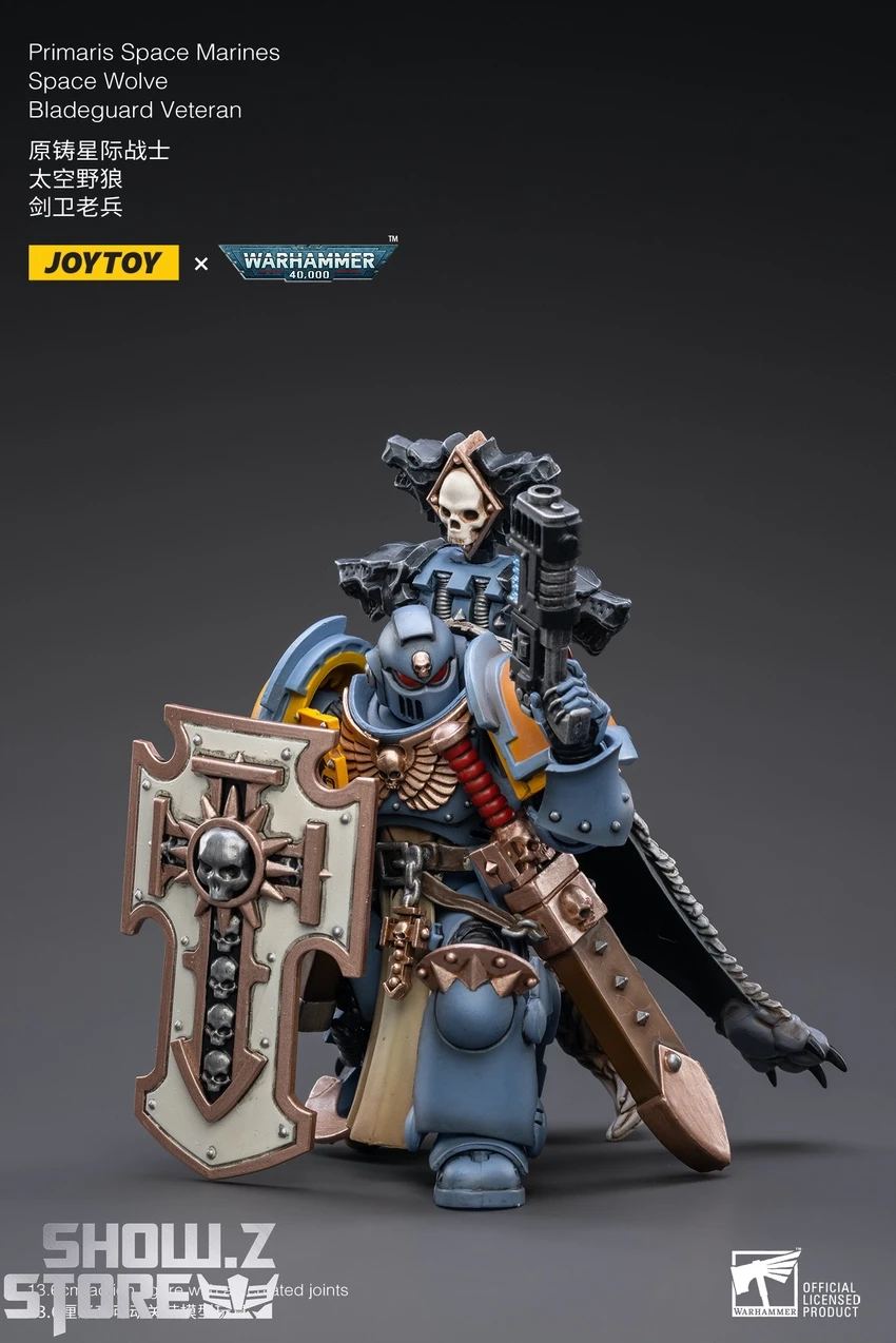 JoyToy Source 1/18 Warhammer 40K Space Wolves Bladeguard Veteran 8 JoyToy Source 1/18 Warhammer 40K Space Wolves Bladeguard Veteran - Image 8