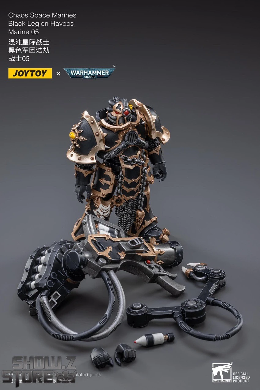JoyToy Source 1/18 Warhammer 40K Chaos Space Marine Black Legion Havocs Marine 05 4 JoyToy Source 1/18 Warhammer 40K Chaos Space Marine Black Legion Havocs Marine 05 - Image 4