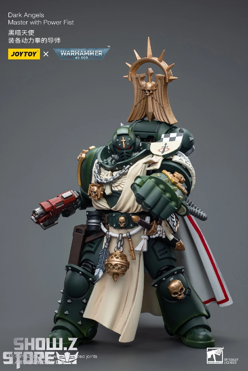 JoyToy Source 1/18 Warhammer 40K Dark Angels Master With Power Fist 5 JoyToy Source 1/18 Warhammer 40K Dark Angels Master With Power Fist - Image 5