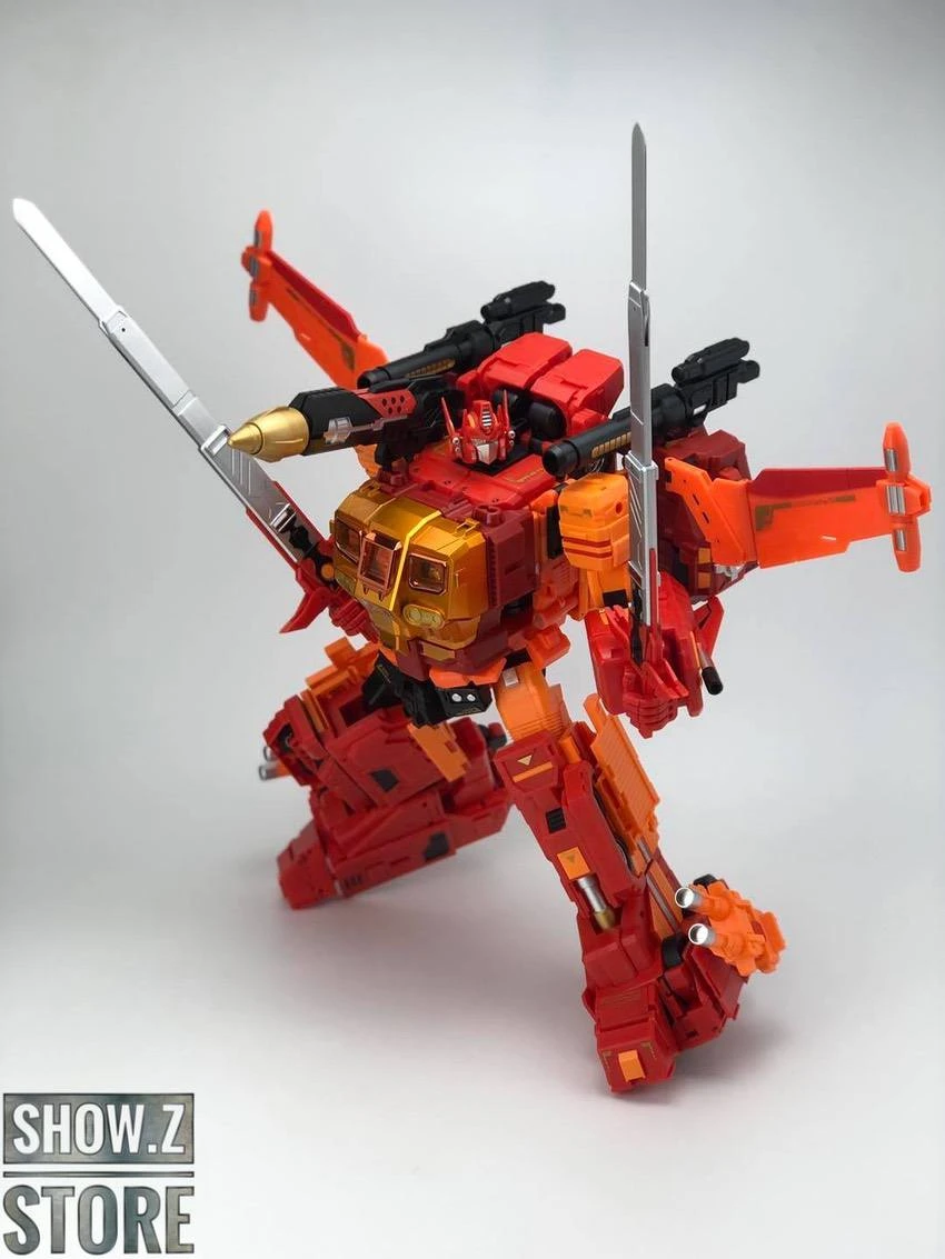 FansHobby MB-06D Power Baser Optimus Prime & MB-11D God Armor God Bomber Orange Version Set Of 2 19 FansHobby MB-06D Power Baser Optimus Prime & MB-11D God Armor God Bomber Orange Version Set Of 2 - Image 19