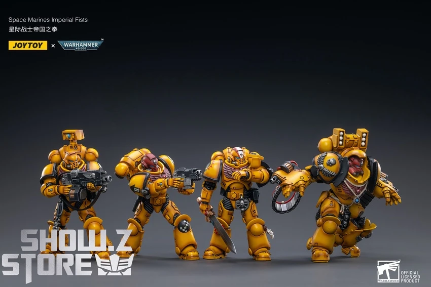 JoyToy Source 1/18 Warhammer 40K Imperial Fists Intercessors Squad Set Of 4 8 JoyToy Source 1/18 Warhammer 40K Imperial Fists Intercessors Squad Set Of 4 - Image 8