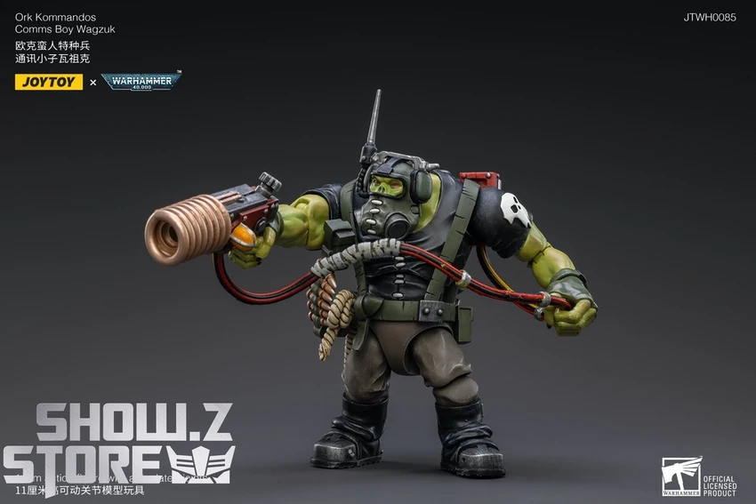 JoyToy Source 1/18 Warhammer 40K Ork Kommandos Comms Boy Wagzuk 4 JoyToy Source 1/18 Warhammer 40K Ork Kommandos Comms Boy Wagzuk - Image 4