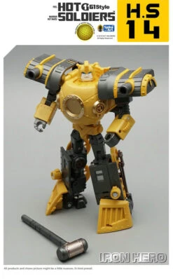 Mech Planet Hot Soldiers HS14 Iron Hero Bumblebee Hearts Of Steel -Show.Z Toys Deals Store 7534782917