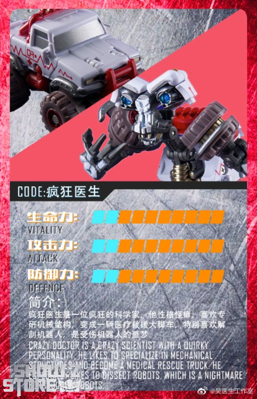 Dr.Wu & Mechanic Studio MC03D Crazy Doctor Wheelie 10 Dr.Wu & Mechanic Studio MC03D Crazy Doctor Wheelie - Image 10